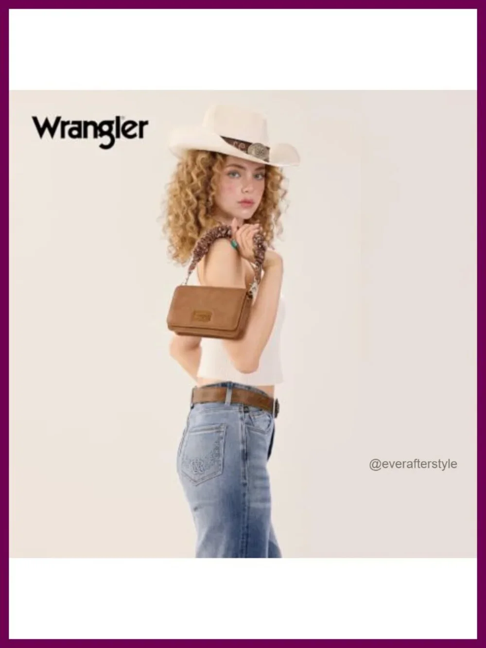 Wrangler Small Flap Crossbody Purse Cute Wallet Purse Ruched Paisley Strap